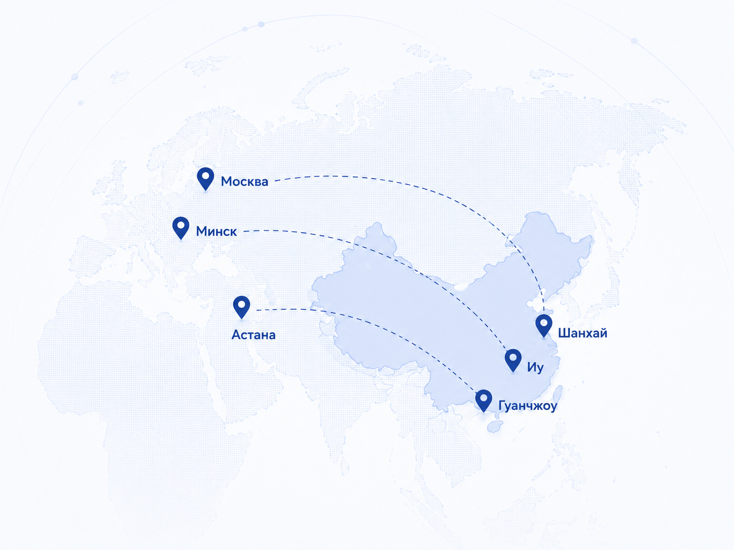 Карта географии LK TRADE